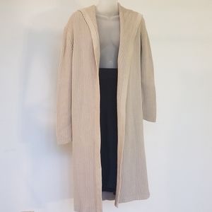 J Crew Knit long heavy weight sweater jacket